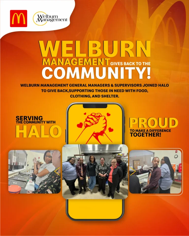 Giving back poster
