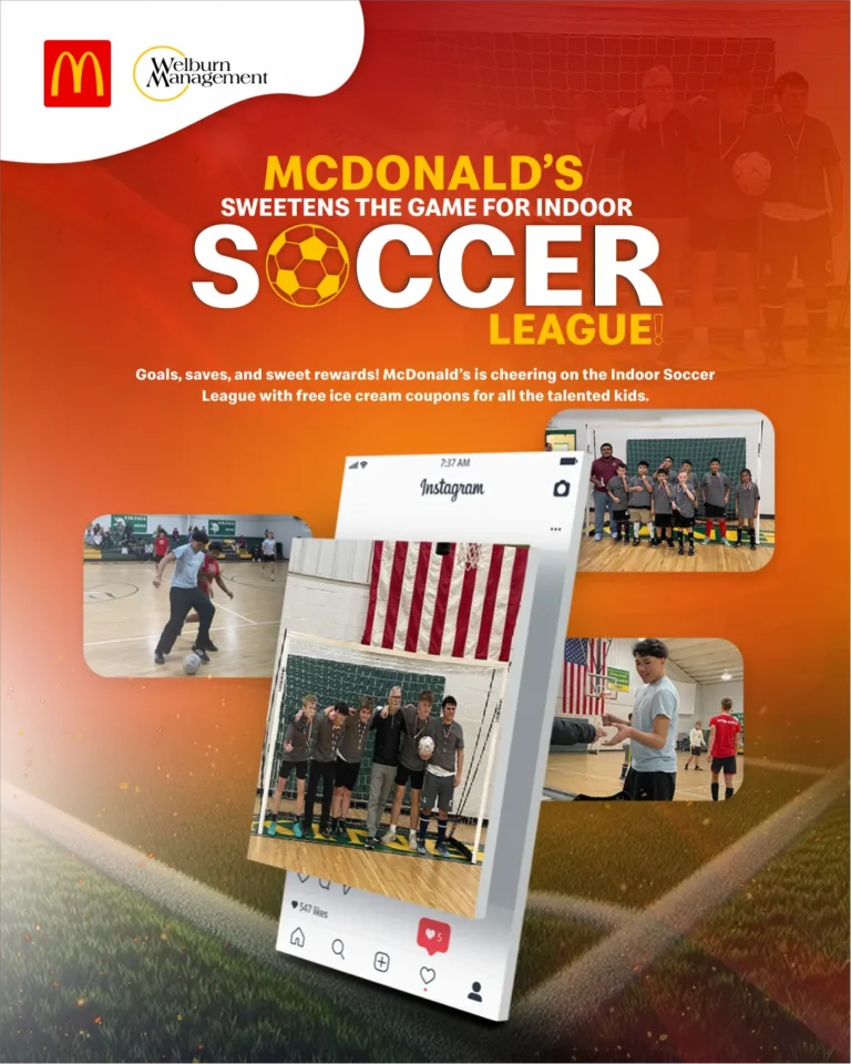 Soccer league poster